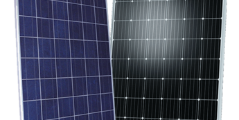 Monokristallines und Polykristallines Modul